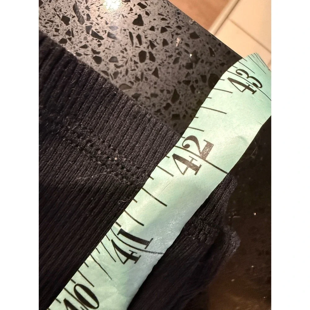 Alo Yoga Goddess High Waisted Ribbed Leggings Black Women XS W5424R